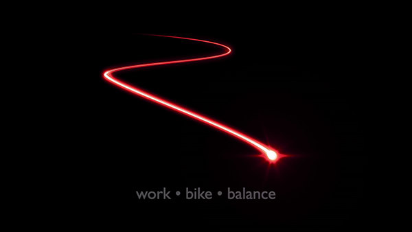 Work Bike Balance Logo Animation
